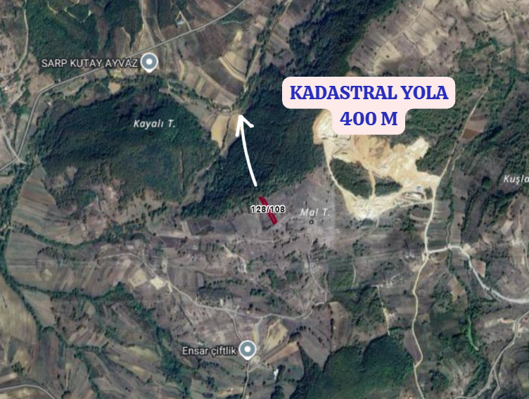 KOCAELİ İZMİT BULDUK  KÖYÜNDE 1.929 M²  TARLA  SATILIKTIR - KOCAELİ İZMİT fotoğraf 3