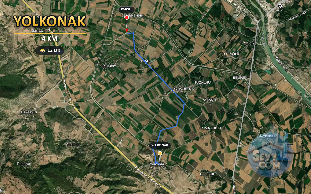 TOKAT NİKSAR YOLKONAK 940 m² SATILIK ARSA - TOKAT NİKSAR fotoğraf 6