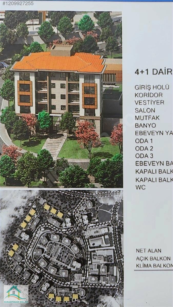 GEBZE EMLAK KONUTLARI 3.ETAP F TİPİ 4+1 - KOCAELİ GEBZE fotoğraf 13