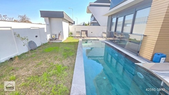Müstakil Havuz, Asansör, Yerden Isıtma ve Akıllı Villa Sistemli Lüks Büyük Villa - ANTALYA KONYAALTI fotoğraf 9