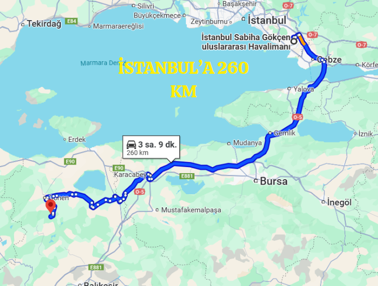 BALIKESİR GÖNEN ÇOBANHAMİDİYE KÖYÜNDE 4.900 M² TARLA SATILIKTIR. - BALIKESİR GÖNEN fotoğraf 8