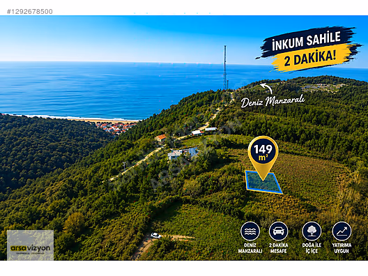 SEZONLUK YAZLIK FİYATINA DENİZ MANZARALI ARSA İNKUM SAHİLE 2 DK - BARTIN MERKEZ fotoğraf 10
