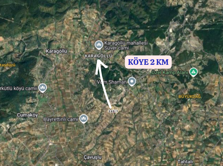 KOCAELİ DERİNCE KARAGÖLLÜ KÖYÜNDE 979  M² TARLA SATILIKTIR - KOCAELİ DERİNCE fotoğraf 7