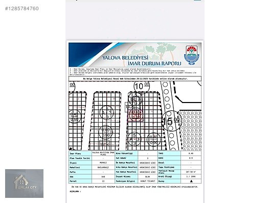 187 M2 %40 TİCARİ-KONUT İMARLI (HASTAHANEYE VE EMNİYETE KOMŞU - YALOVA MERKEZ fotoğraf 4