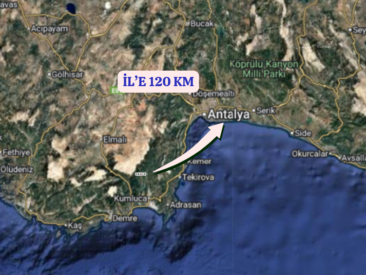 ANTALYA KUMLUCA YENİKIŞLA KÖYÜNDE 9.535 M²   EV VE TARLA  SATILIKTIR - ANTALYA KUMLUCA fotoğraf 6