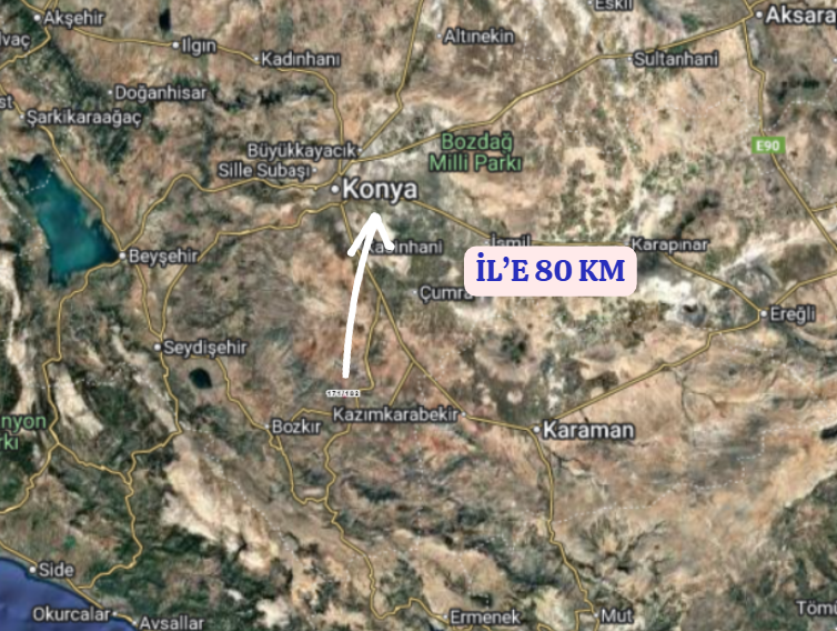 KONYA ÇUMRA AFŞAR   KÖYÜNDE  689 M²  TARLA  SATILIKTIR - KONYA ÇUMRA fotoğraf 6