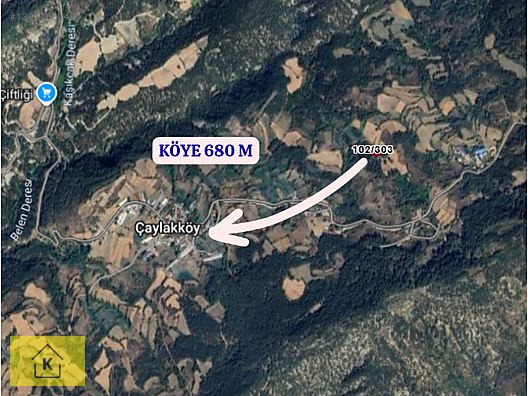BOLU GÖYNÜK ÇAYLAK KÖYÜNDE 768 M² TARLA SATILIKTIR - BOLU GÖYNÜK fotoğraf 5