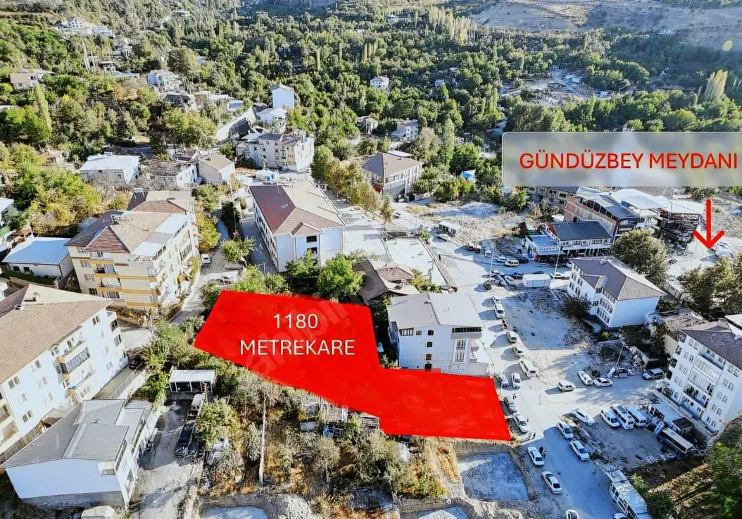 GÜNDÜZBEY MEYDANINDA 1180 METREKARE TICARI+KONUT IMARLI ARSA