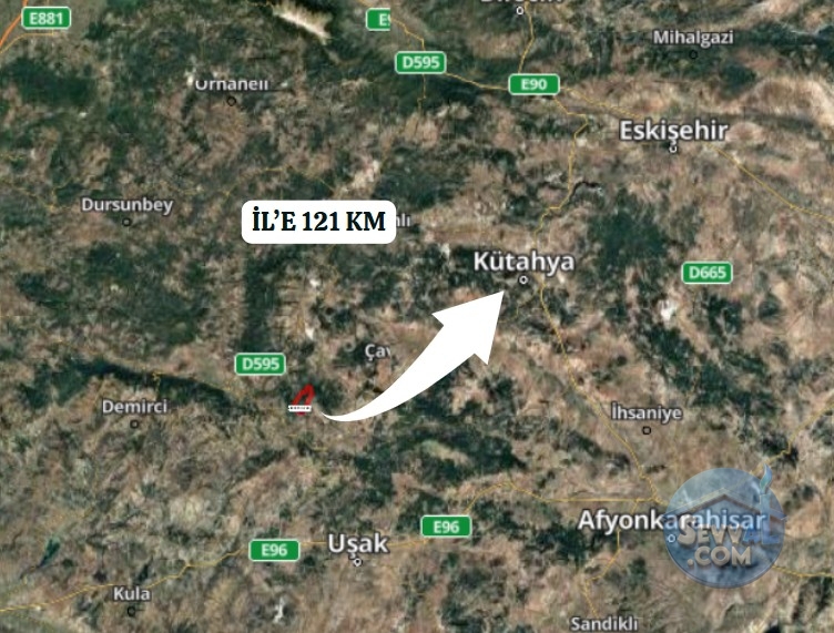 KÜTAHYA ŞAPHANE SUBAŞI KÖYÜNDE 2.217 M² TARLA SATILIKTIR - Kütahya Şaphane fotoğraf 10