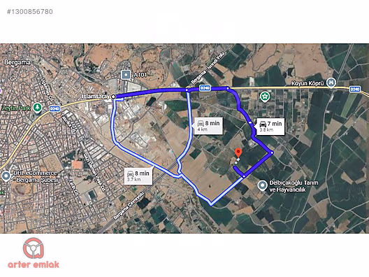 ARTER EMLAKTAN BERGAMA İSLAMSARAYDA 10.000 M² SATILIK TARLA - İZMİR BERGAMA fotoğraf 16