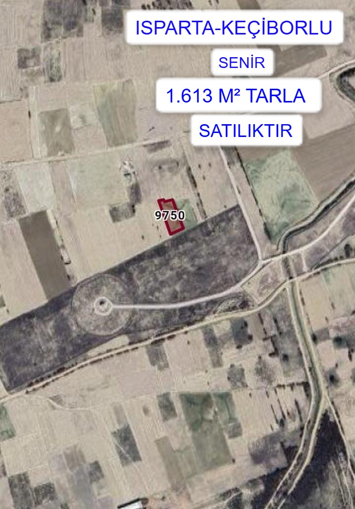 ISPARTA KEÇİBORLU SENİR MAH. 1.613M² TARLA SATILIKTIR - ISPARTA KEÇİBORLU fotoğraf 4