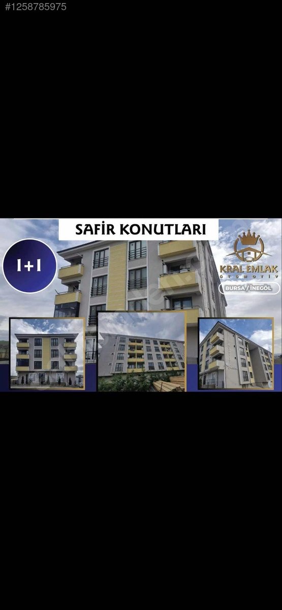 HAZIR KİRACILI SATILIK 1+1 EŞYALI DAİRE - BURSA İNEGÖL fotoğraf 6