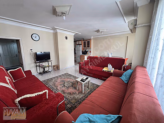 DENİZ MANZARALI 2+1 GENİŞ OTURUM EŞYALI DAİRE - MERSİN MEZİTLİ fotoğraf 17
