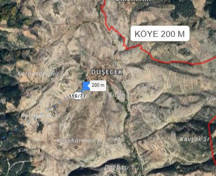 KÜTAHYA EMET DÜŞECEK KÖYÜ’NDE 252 M² TARLA SATILIKTIR - KÜTAHYA EMET fotoğraf 4