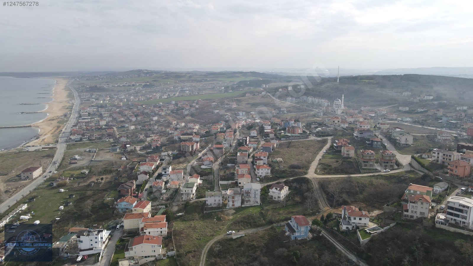 KARABURUN DA DENİZ MANZARALI TEK TAPU ARSA - İSTANBUL ARNAVUTKÖY fotoğraf 4
