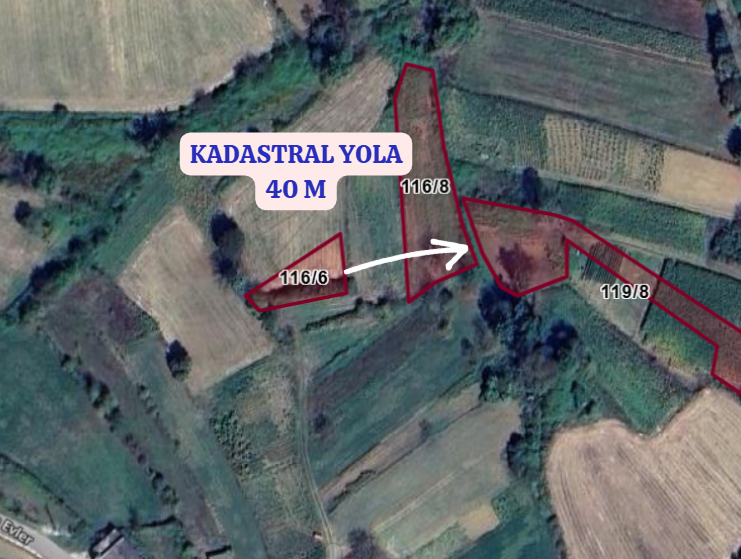 KOCAELİ KANDIRA NEFSİYADEŞ   KÖYÜNDE 495  M²  TARLA  SATILIKTIR - KOCAELİ KANDIRA fotoğraf 3