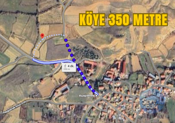 ISPARTA ŞARKİKARAAĞAÇ AŞAĞIDİNEK 742 M² TARLAMIZ SATILIKTIR. - Isparta Şarkikaraağaç fotoğraf 8