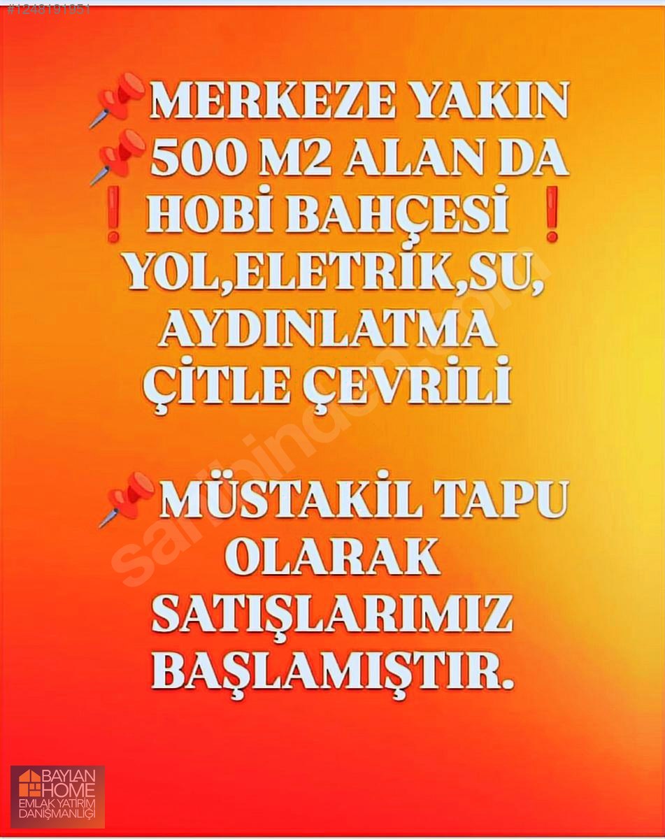 BAYLAN HOME EMLAKTAN SATILIK HOBİ BAHÇESİ MÜSTAKİL TAPU - ŞANLIURFA SİVEREK fotoğraf 2