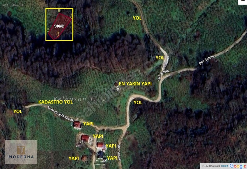 ARİFİYE KEMALİYE DE 815 M2 EN MANTIKLI TEK TAPU YATIRIM FIRSATI - SAKARYA ARİFİYE fotoğraf 3