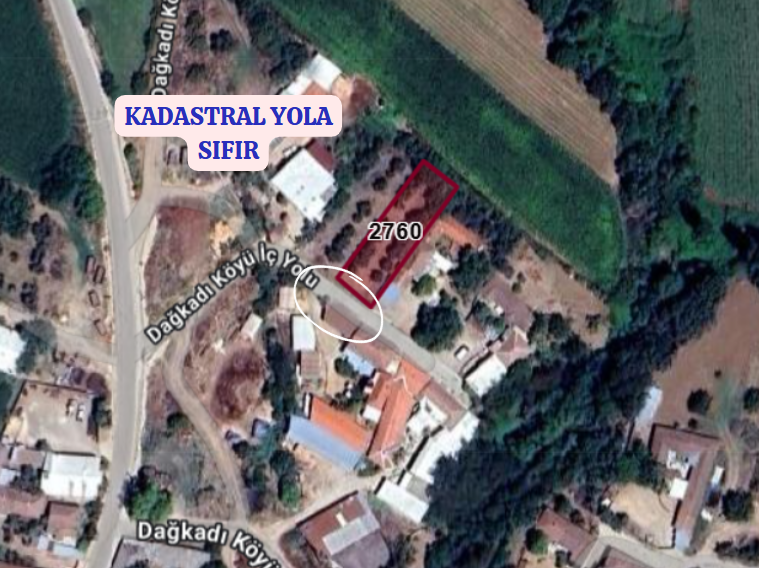 BURSA KARACABEY DAĞKADI KÖYÜNDE  576  M² ARSA  SATILIKTIR - BURSA KARACABEY fotoğraf 5