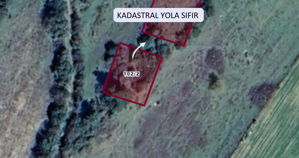 ÇANAKKALE YENİCE BAYATLAR KÖYÜNDE 338 M² ARSA SATILIKTIR. - ÇANAKKALE YENİCE fotoğraf 3