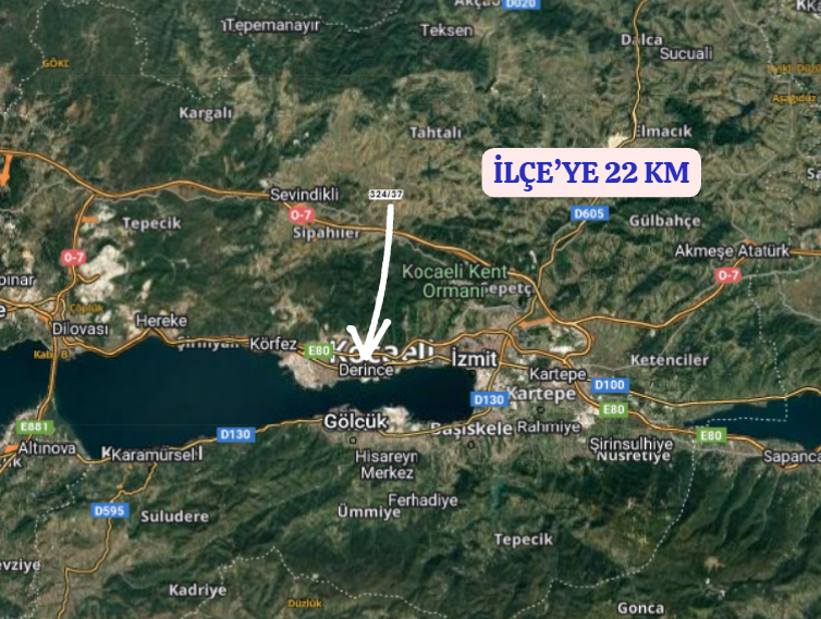KOCAELİ DERİNCE KAŞIKÇI    KÖYÜNDE TOPLAMDA  925 M²  TARLA  SATILIKTIR - KOCAELİ DERİNCE fotoğraf 5