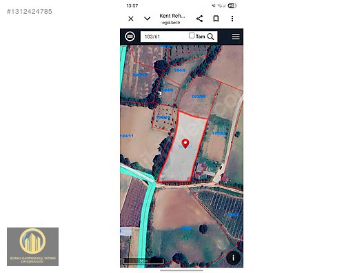 İNEGÖL ÖZLÜCEDE İMAR SINIRINA YAKIN 3.291 m² SATILIK TARLA - BURSA İNEGÖL fotoğraf 4