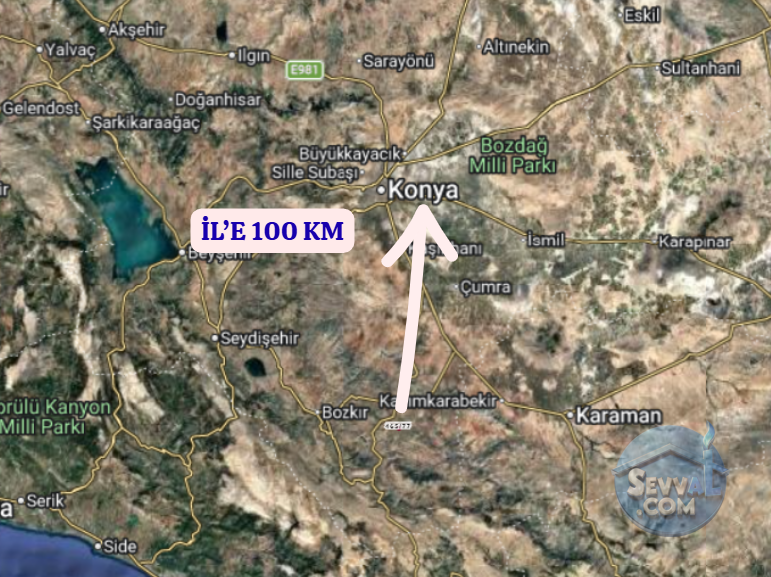 KONYA BOZKIR HAMZALAR  KÖYÜNDE 8.925 M²  BAĞ  SATILIKTIR - KONYA BOZKIR fotoğraf 7
