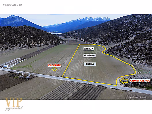 VİP GAYRİMENKUL'den KARAMIK MAH. YOL CEPHELİ 85.950 m² TARLA - ANTALYA ELMALI fotoğraf 6