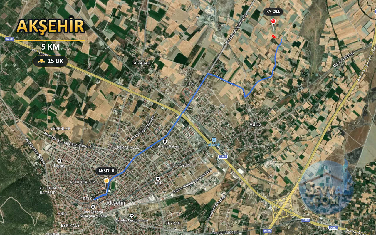 KONYA AKŞEHİR ADSIZ 1.360 m² SATILIK ARSA - KONYA AKŞEHİR fotoğraf 5
