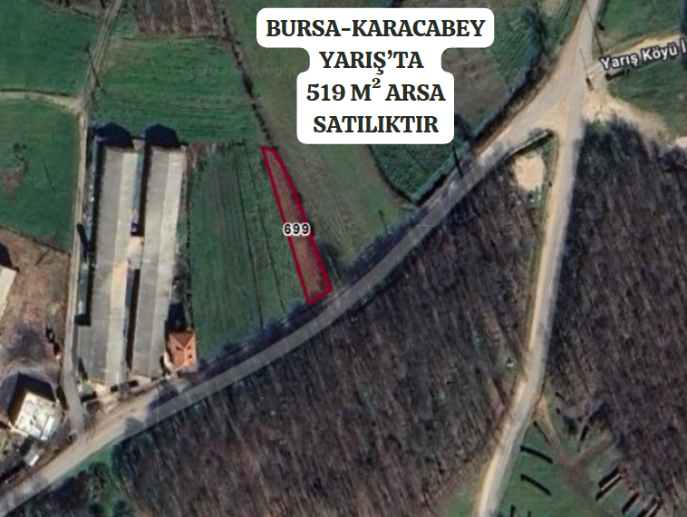 BURSA KARACABEY YARIŞ KÖYÜ’NDE 519 M² ARSA SATILIKTIR - BURSA KARACABEY fotoğraf 2