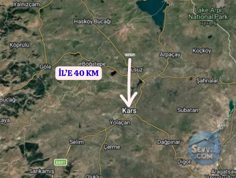 KARS SUSUZ KAYALIK  KÖYÜNDE  2.092 M²  TARLA  SATILIKTIR - KARS SUSUZ fotoğraf 6