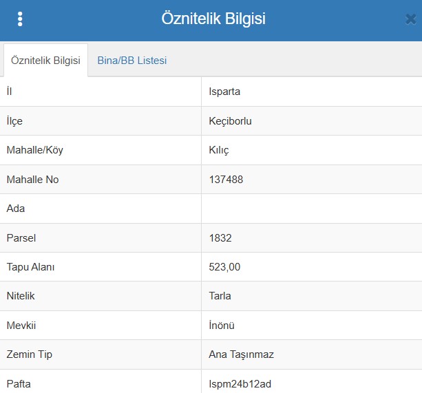 ISPARTA KEÇİBORLU KILIÇ KÖYÜ’NDE 523 M² TARLA SATILIKTIR - ISPARTA KEÇİBORLU fotoğraf 6