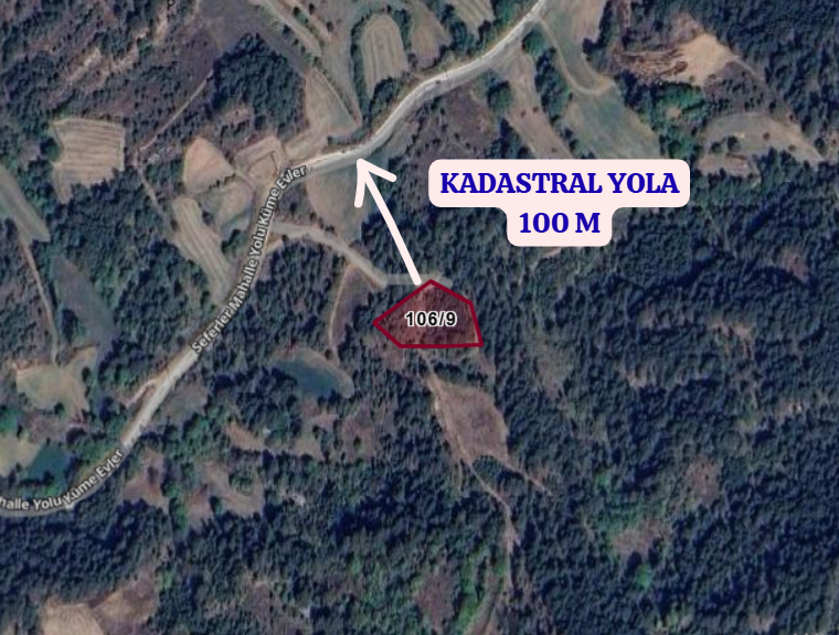 BOLU GÖYNÜK ÇAYLAK  KÖYÜNDE 1.980  M² TARLA  SATILIKTIR - BOLU GÖYNÜK fotoğraf 3