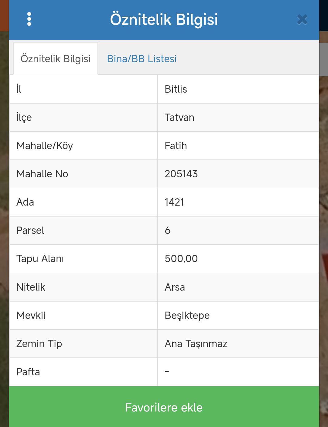 TATVAN SANAYİ KARŞISINDA ,FULL MANZARALI,İMARLI ARSA,ACİL SATILK - BİTLİS TATVAN fotoğraf 3