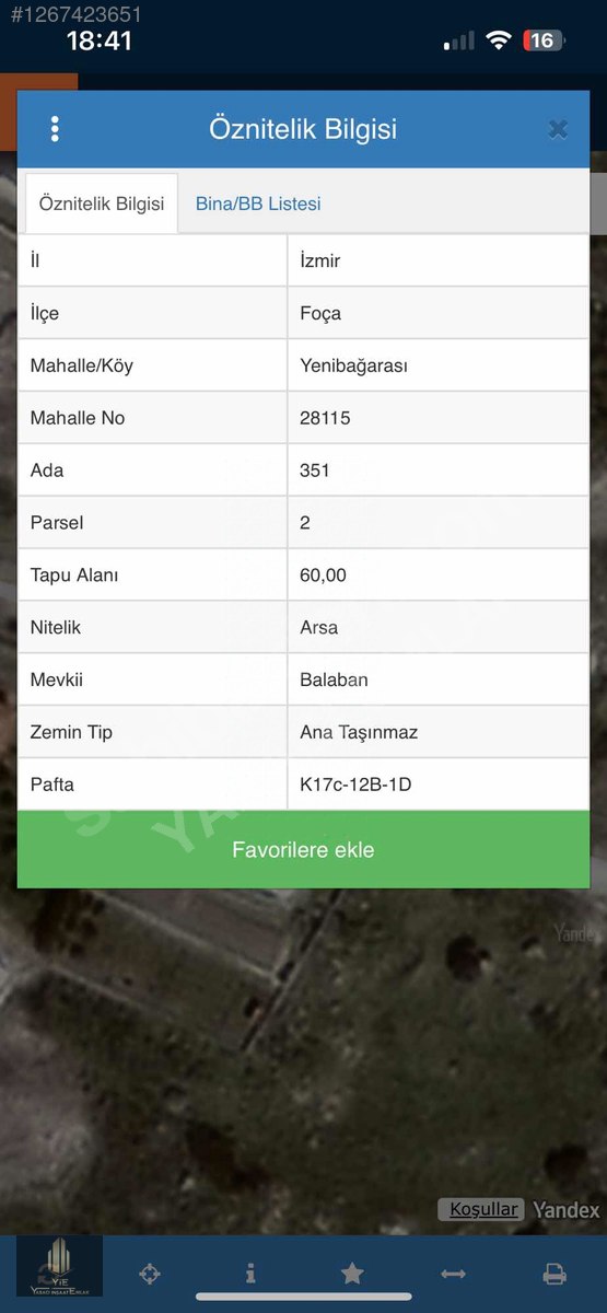 FOÇADA TİCARİ İMARLI ARSA - İZMİR FOÇA fotoğraf 2