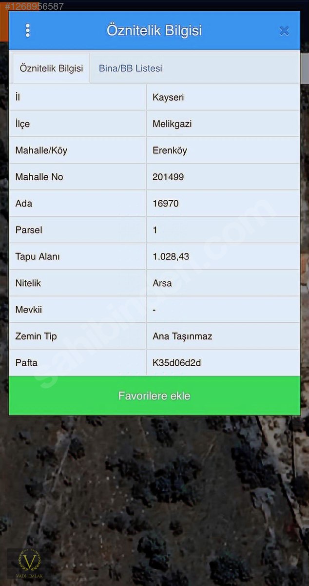 ERENKÖYDE TEMİZ VİLLA PARSELİ - KAYSERİ MELİKGAZİ fotoğraf 4