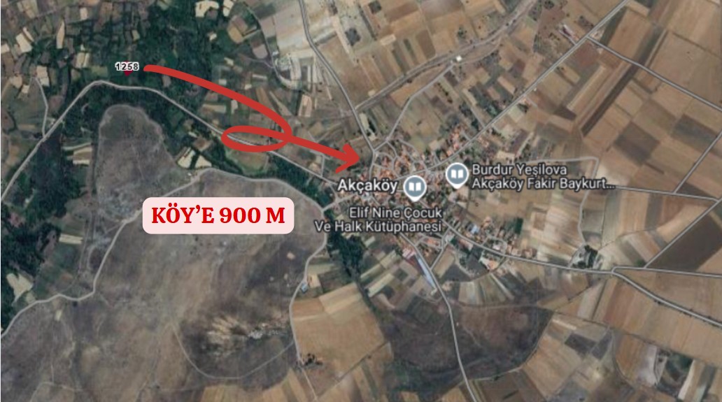 BURDUR YEŞİLOVA AKÇAKÖY'DE 800M² TARLA SATILIKTIR - BURDUR YEŞİLOVA fotoğraf 5