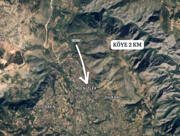 BURSA KELES DENİZLER   KÖYÜNDE 1.096 M² TARLA  SATILIKTIR - BURSA KELES fotoğraf 4