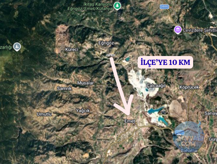 KÜTAHYA EMET EĞRİGÖZ  KÖYÜNDE  264 M²   BAHÇE  SATILIKTIR - KÜTAHYA EMET fotoğraf 6