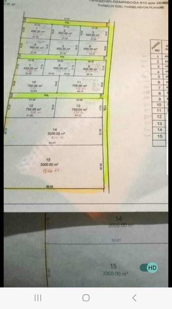 BURSA YENİŞEHİR DEMİRBOĞA'DA TARLA'NIN 462  M²'Sİ  SATILIKTIR. - BURSA YENİŞEHİR fotoğraf 15