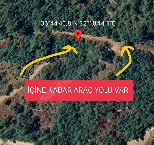 ANTALYA GÜNDOĞMUŞ KÖPRÜLÜ   KÖYÜNDE 1.385  M² TARLA  SATILIKTIR - ANTALYA GÜNDOĞMUŞ fotoğraf 3