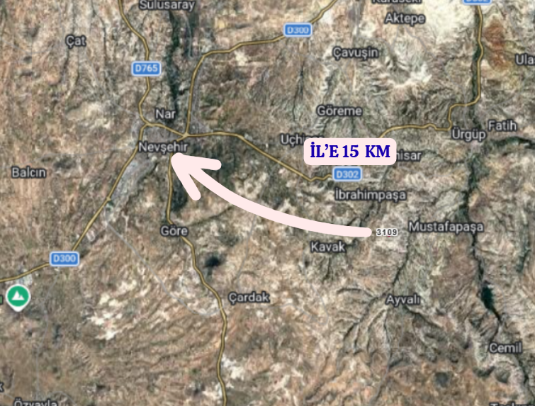 NEVŞEHİR ÜRGÜP İBRAHİMPAŞA  KÖYÜNDE  1.825  M²  BAĞ  SATILIKTIR - NEVŞEHİR ÜRGÜP fotoğraf 6