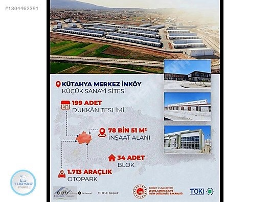 FABRİKA SANAYİ DÜKKANI-RESMİ TAPU DEVİR-453M2 MUHTEŞEM LOKASYON - KÜTAHYA MERKEZ fotoğraf 17
