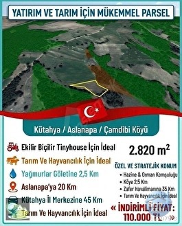 Aslanapa Çamdibinde Gölete Yakın, Orman Komşusu Fırsat Arazi - KÜTAHYA ASLANAPA fotoğraf 12