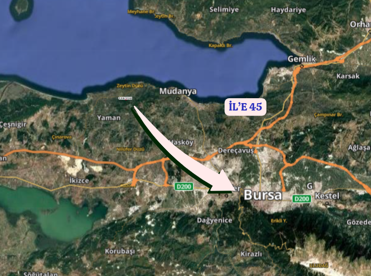 BURSA MUDANYA TİRİLYE (TALATBEY)  KÖYÜNDE 1.074 M²  ZEYTİNLİK SATILIKTIR - BURSA MUDANYA fotoğraf 10