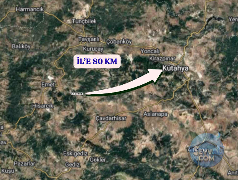 KÜTAHYA EMET YARIŞ  KÖYÜNDE 3.501 M²  TARLA  SATILIKTIR - KÜTAHYA EMET fotoğraf 6
