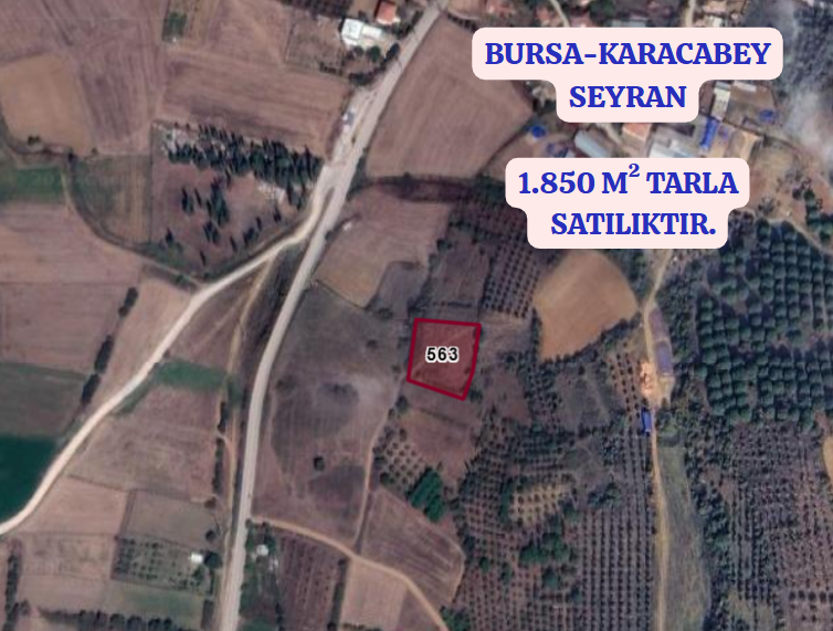 BURSA KARACABEY SEYRAN KÖYÜNDE 1.850  M² TARLA SATILIKTIR - BURSA KARACABEY fotoğraf 2