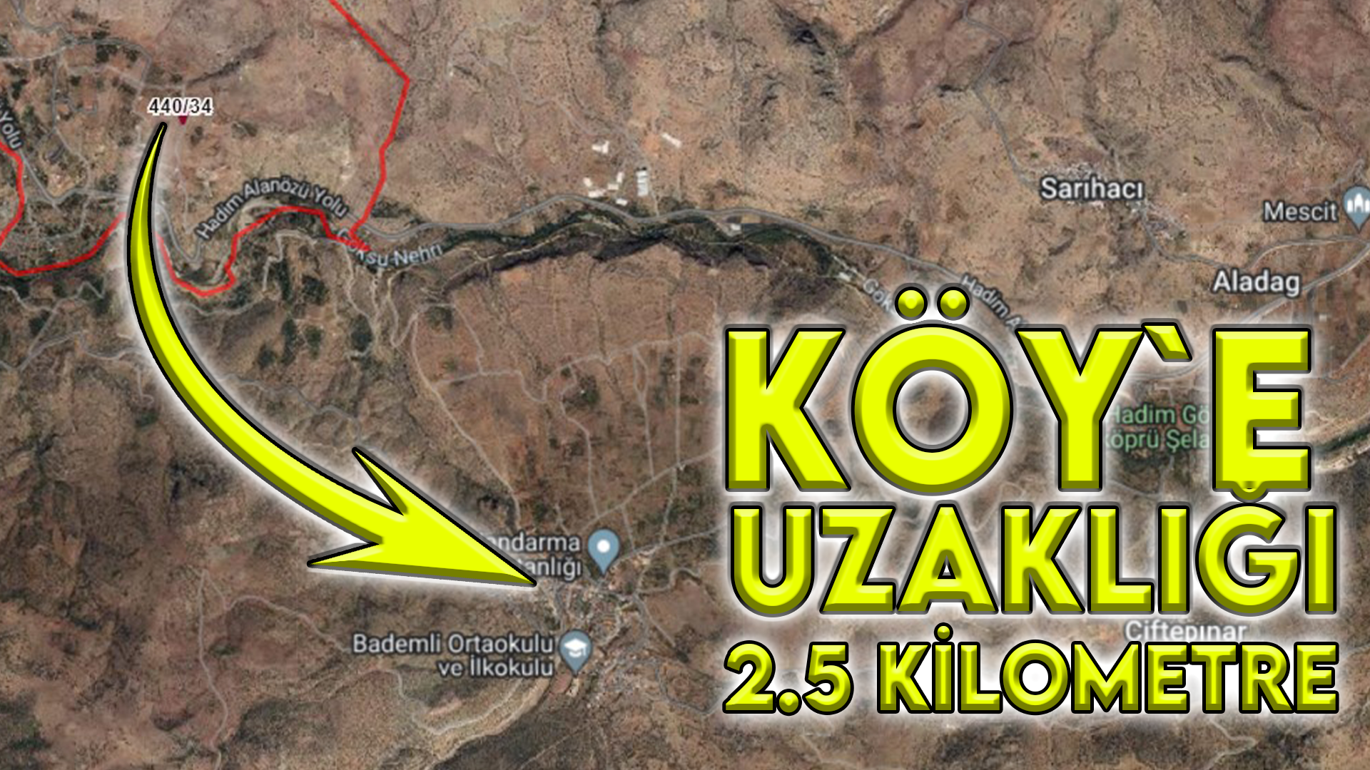 KONYA HADİM AŞAĞI EŞENLER KÖYÜNDE 1.064 M² TARLA SATILIKTIR. - KONYA HADİM fotoğraf 5