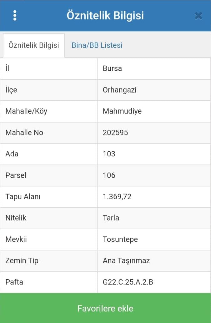 BURSA ORHANGAZİ MAHMUDİYE MAH 1369M² TARLA  SATILIKTIR - BURSA ORHANGAZİ fotoğraf 6